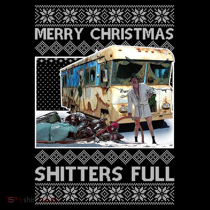 Funny Merry Christmas Shitters Full Ugly Christmas Sweater Bucket Hat