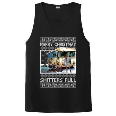 Funny Merry Christmas Shitters Full Ugly Christmas Sweater PosiCharge Competitor Tank