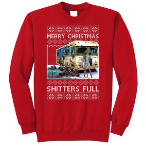 Funny Merry Christmas Shitters Full Ugly Christmas Sweater Sweatshirt