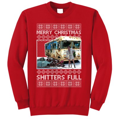 Funny Merry Christmas Shitters Full Ugly Christmas Sweater Sweatshirt