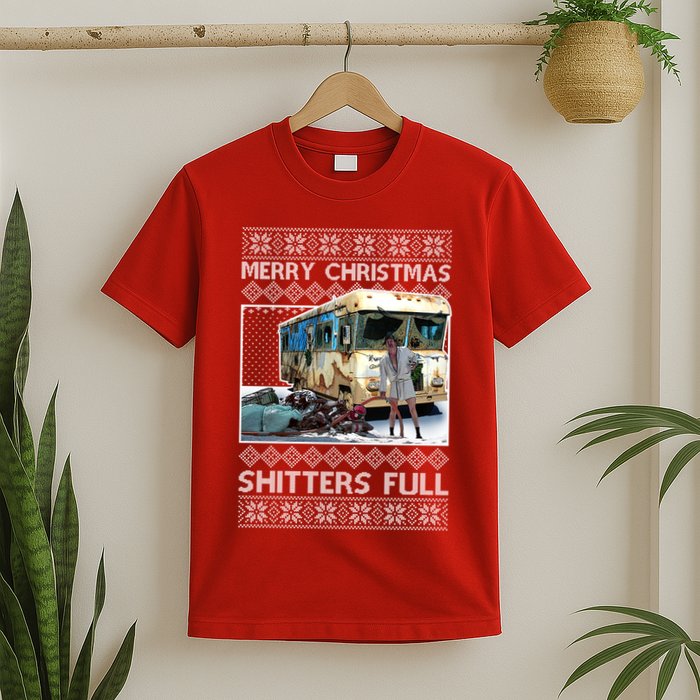 Funny Merry Christmas Shitters Full Ugly Christmas Sweater T-Shirt