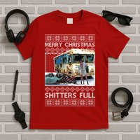 Funny Merry Christmas Shitters Full Ugly Christmas Sweater T-Shirt