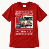 Funny Merry Christmas Shitters Full Ugly Christmas Sweater Tall T-Shirt
