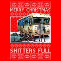 Funny Merry Christmas Shitters Full Ugly Christmas Sweater Flatbill Hat