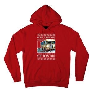 Funny Merry Christmas Shitters Full Ugly Christmas Sweater Tall Hoodie