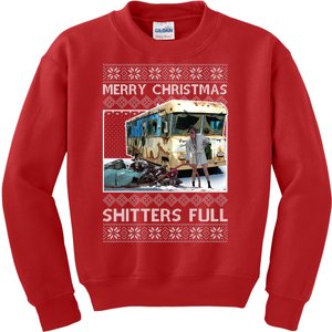 Funny Merry Christmas Shitters Full Ugly Christmas Sweater Kids Sweatshirt