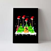 Merry Christmas Tree Guitar Holiday Music Lover Xmas Canvas