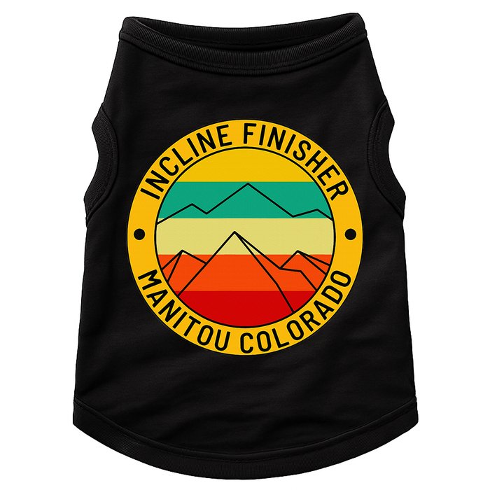 Manitou Colorado The Incline Hike Incline Finisher Souvenir Doggie Tank