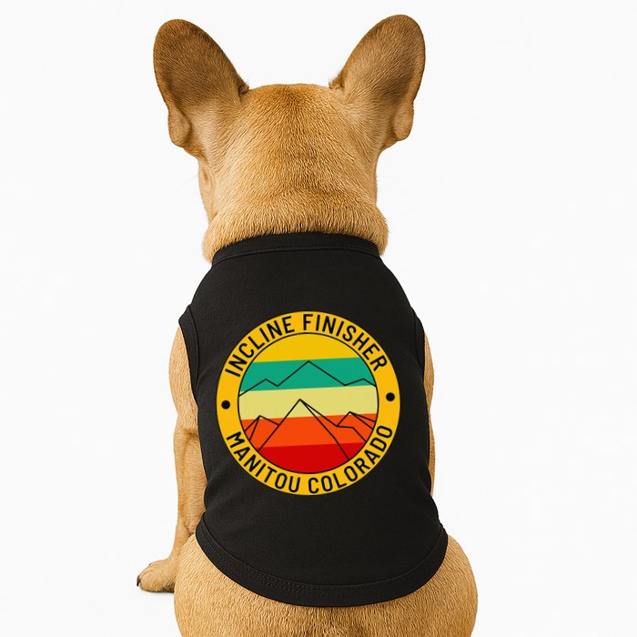 Manitou Colorado The Incline Hike Incline Finisher Souvenir Doggie Tank