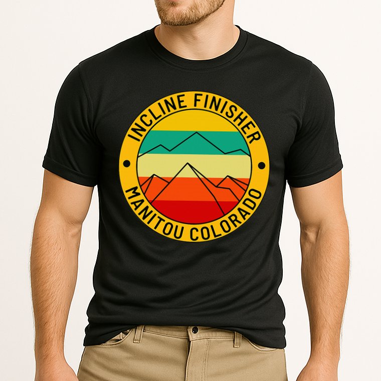 Manitou Colorado The Incline Hike Incline Finisher Souvenir Performance Shirt