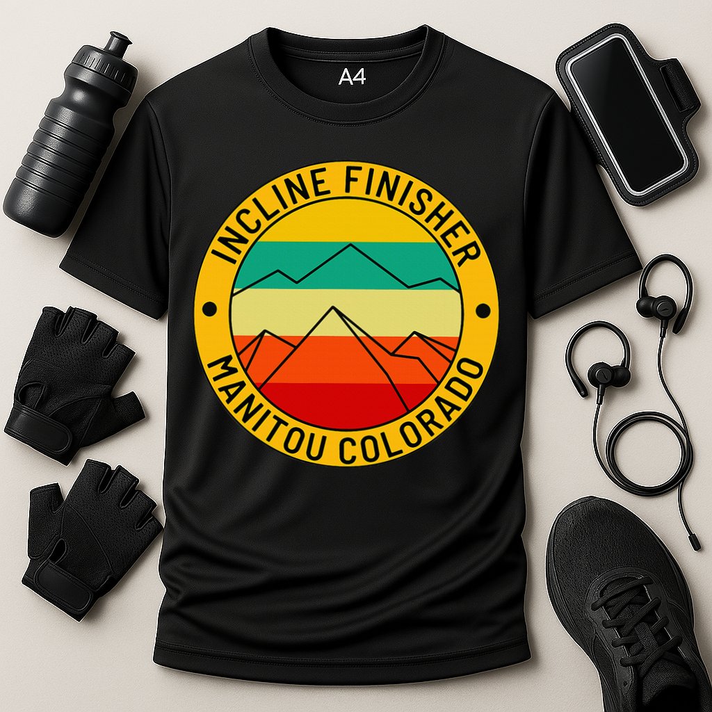 Manitou Colorado The Incline Hike Incline Finisher Souvenir Performance Shirt
