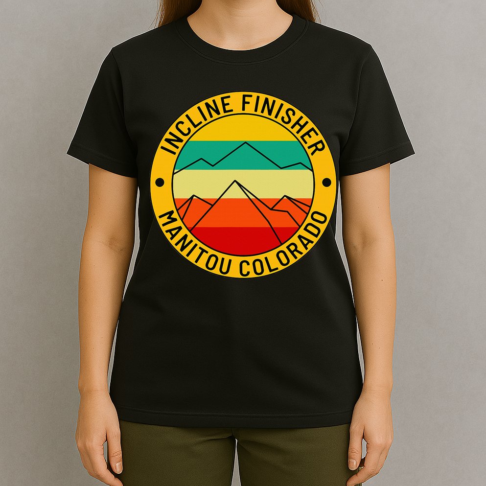 Manitou Colorado The Incline Hike Incline Finisher Souvenir T-Shirt