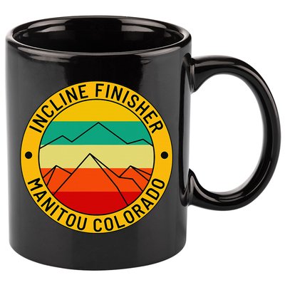 Manitou Colorado The Incline Hike Incline Finisher Souvenir 11oz C Handle Ceramic Mug