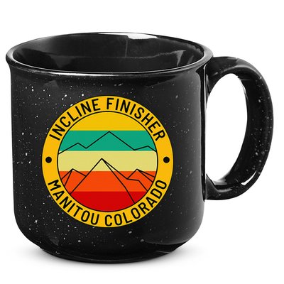 Manitou Colorado The Incline Hike Incline Finisher Souvenir 15oz Campfire Ceramic Mug