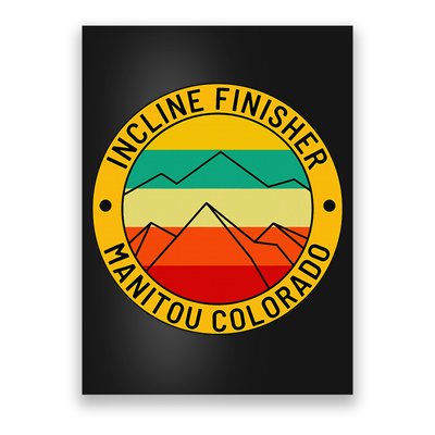 Manitou Colorado The Incline Hike Incline Finisher Souvenir Poster