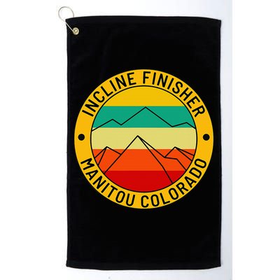 Manitou Colorado The Incline Hike Incline Finisher Souvenir Golf Towel
