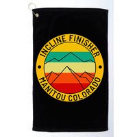 Manitou Colorado The Incline Hike Incline Finisher Souvenir Golf Towel