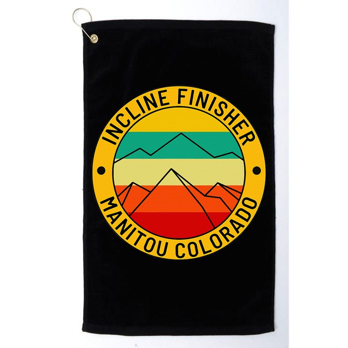Manitou Colorado The Incline Hike Incline Finisher Souvenir Golf Towel