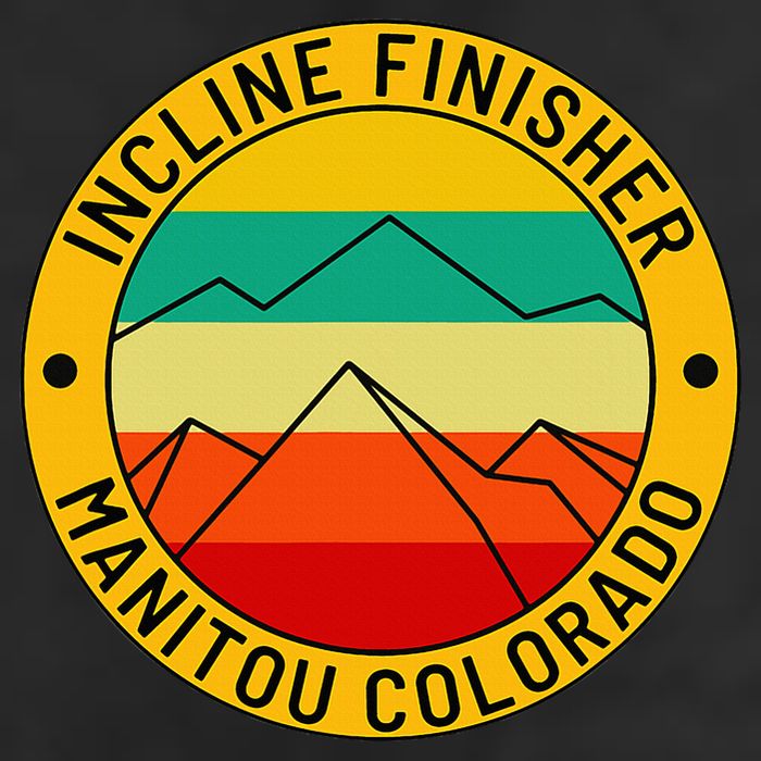 Manitou Colorado The Incline Hike Incline Finisher Souvenir Golf Towel