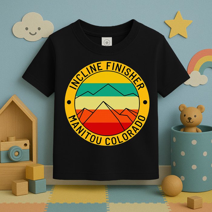 Manitou Colorado The Incline Hike Incline Finisher Souvenir Toddler T-Shirt