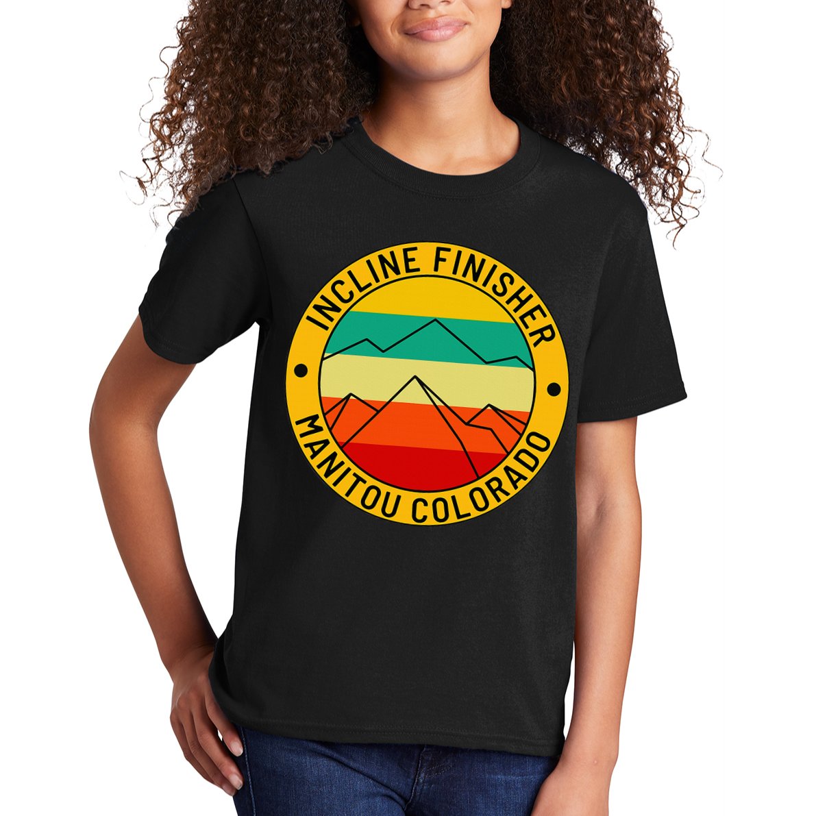 Manitou Colorado The Incline Hike Incline Finisher Souvenir Kids T-Shirt