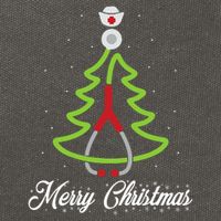 Merry Christmas Tree Stethoscope Nurse Rn Cool Xmas Gifts Cotton Canvas Backpack