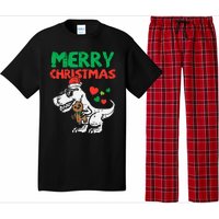 Merry Christmas Trex Dino Pajamas Pajama Set