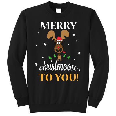 Merry Christmoose To You Moose Lovers Christmas Gift Sweatshirt