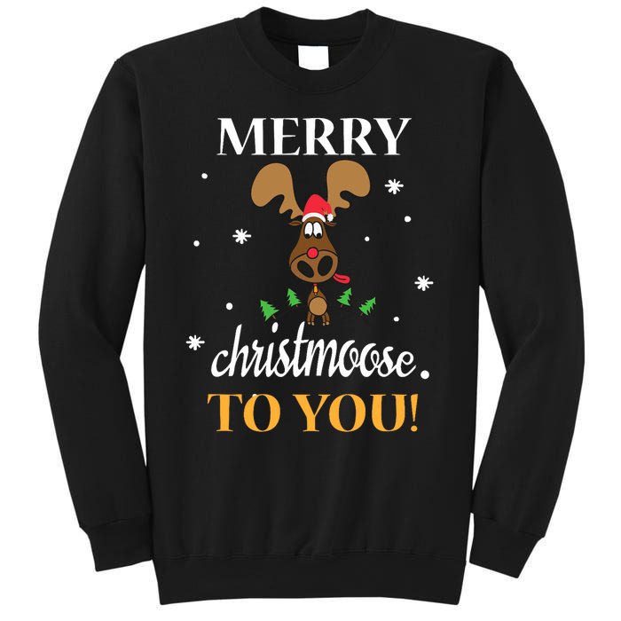 Merry Christmoose To You Moose Lovers Christmas Gift Sweatshirt