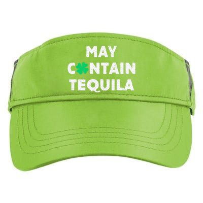 May Contain Tequila Irish Whiskey Lover Drinking Adult Drive Performance Visor