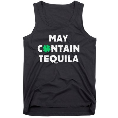 May Contain Tequila Irish Whiskey Lover Drinking Tank Top