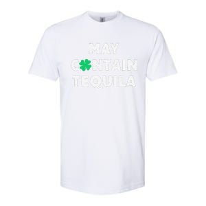 May Contain Tequila Irish Whiskey Lover Drinking Softstyle CVC T-Shirt