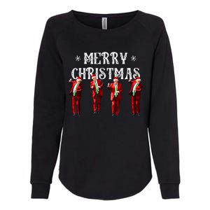 Merry Christmas Trump Pajamas Holiday Womens California Wash Sweatshirt