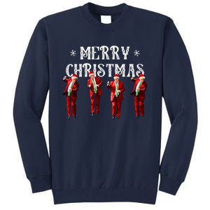 Merry Christmas Trump Pajamas Holiday Tall Sweatshirt