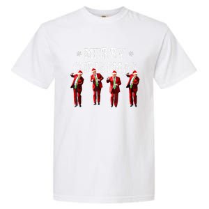 Merry Christmas Trump Pajamas Holiday Garment-Dyed Heavyweight T-Shirt