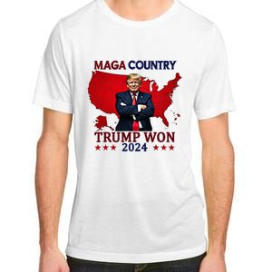 Maga Country Trump Won 2024 Election President 47th Adult ChromaSoft Performance T-Shirt