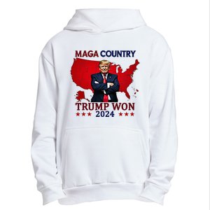 Maga Country Trump Won 2024 Election President 47th Urban Pullover Hoodie