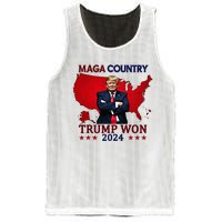 Maga Country Trump Won 2024 Election President 47th Mesh Reversible Basketball Jersey Tank