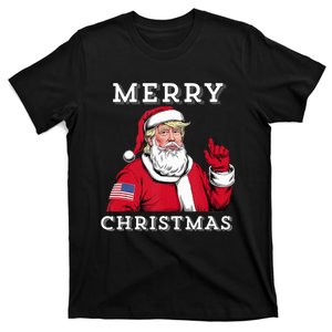 Merry Christmas Trump As Santa Funny Trump Christmas Tank Top T-Shirt