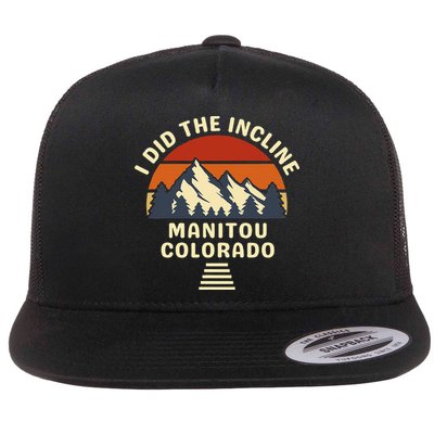 Manitou Colorado The Incline Hike I Did It Flat Bill Trucker Hat