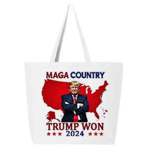 Maga Country Trump Won 2024 Election President 47th 25L Jumbo Tote