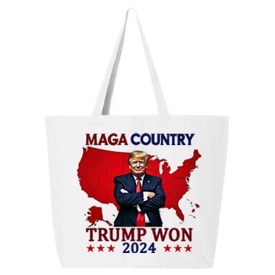 Maga Country Trump Won 2024 Election President 47th 25L Jumbo Tote