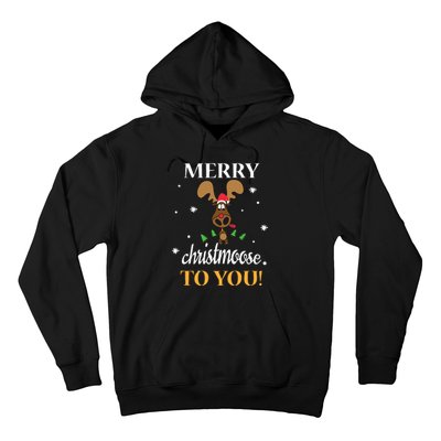 Merry Christmoose To You Moose Lovers Christmas Gift Hoodie