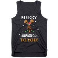 Merry Christmoose To You Moose Lovers Christmas Gift Tank Top