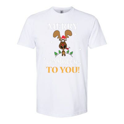 Merry Christmoose To You Moose Lovers Christmas Gift Softstyle CVC T-Shirt