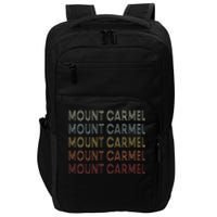 Mount Carmel Tn Mount Carmel Tennessee Retro Vintage Text Impact Tech Backpack