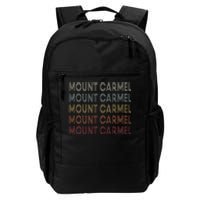 Mount Carmel Tn Mount Carmel Tennessee Retro Vintage Text Daily Commute Backpack