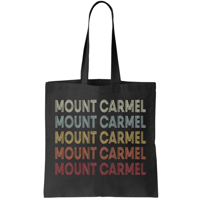 Mount Carmel Tn Mount Carmel Tennessee Retro Vintage Text Tote Bag