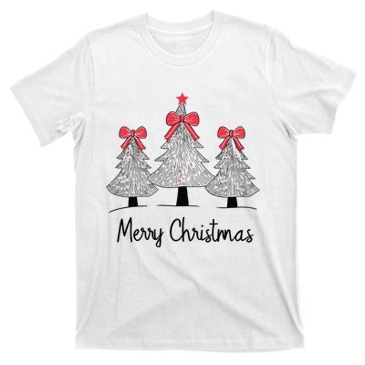 Merry Christmas Tree Pine Holiday Season T-Shirt