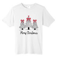 Merry Christmas Tree Pine Holiday Season Tall Fusion ChromaSoft Performance T-Shirt